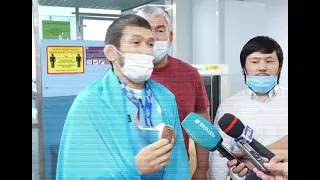 Призёр Олимпийских игр  Нурислам Санаев вернулся домой с медалью