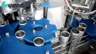 Beer can filling machine