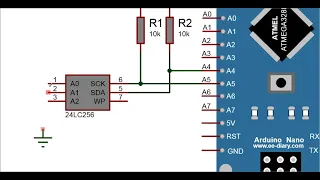 Arduino Nano I2C EEPROM