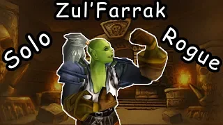 Zul'Farrak Rogue Solo Classic WoW