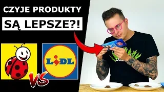 PRODUKTY Z BIEDRONKI vs. LIDLA - KTÓRE LEPSZE?!