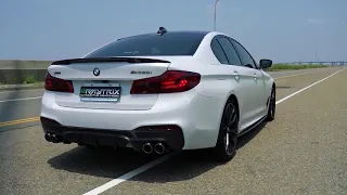 2018 BMW M550i xDrive with ARMYTRIX Exhaust!