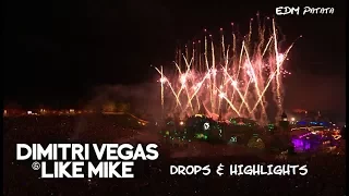 Dimitri Vegas & Like Mike [Drops & Highlights] @Tomorrowland Belgium 2017