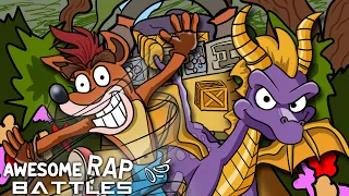 Crash Bandicoot vs Spyro The Dragon - Awesome Rap Battles #12