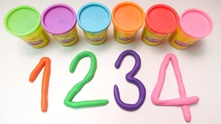 แป้งโดว์ ตัวเลข นับเลข 1-10 | Learn To Count with PLAY-DOH Numbers!  By KidsMeSong