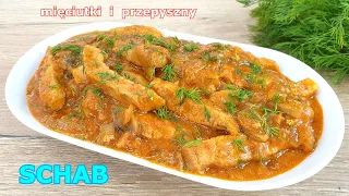 Soft pork a 'la Stroganoff in a delicious sauce 👌 a simple recipe for an incredibly tasty dinner 👍