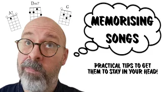 Memorising Songs, a practical guide to getting rid of the song sheets