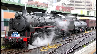 Australian Steam Trains - 5917 With The Kiama Picnic Train - On Board