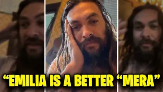 Jason Momoa Speaks On Emilia Clarke Being A Better "Mera" Than Amber