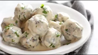 Vegetarian Swedish Meatballs