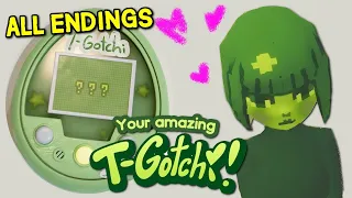 Taking Care of An Adorable Tamagotchi Girl | Your Amazing T-Gotch! (PC) All Endings