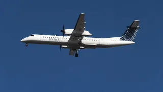 #4k Dash 8 | Porter Airlines | Final Approach To Windsor International Airport.