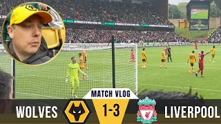 Game of 2 Halves 🙄 Wolves 1-3 Liverpool MATCH VLOG | FAN VIEW