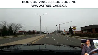 How to Scan Intersections and How to Turn Left to Pass Driving Test Oakville Burlington Ontario