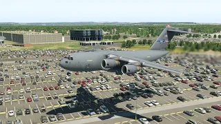 Worst Emergency Landing Ever From USAF C-17 | X-Plane 11