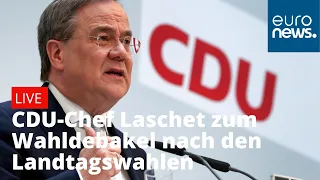 Das sagt CDU-Chef Laschet nach dem Wahldebakel bei den Landtagswahlen