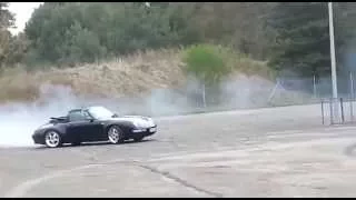 Drifting Action Porsche  911 (993) Drift Huber Pirelli Power