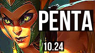 CASSIOPEIA vs TALIYAH (MID) | Penta, 70% winrate, Legendary | BR Diamond | v10.24