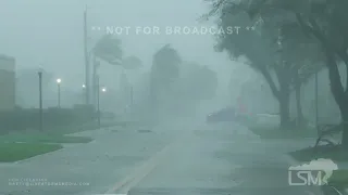 09-28-2022 Charlotte County, FL - Extreme Hurricane Ian Flying Debris - Drone - Damage - Storm Surge