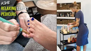 [ASMR] Relaxing Luxury Pedicure & Massage Spa Treatment Tutorial