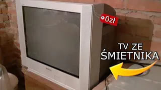 Telewizor Sony ze śmietnika...