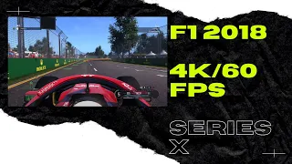 F1 2018: Xbox Series X 4K 60 FPS gameplay