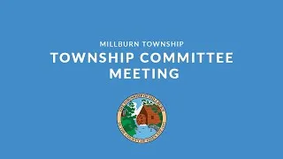 Millburn Township Committee Meeting - June 15, 2021