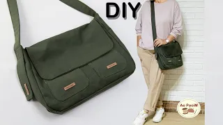 DIY crossbody bag | Unisex bag