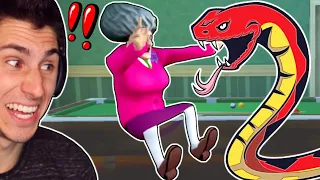 I Fed Her To An EVIL SNAKE! | Scary Teacher 3D