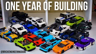 All the LEGO Speed Champions MOCs I built in one year