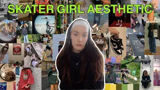 the ULTIMATE guide to the skater girl / skater core aesthetic! daily outfits, decor & skateboards