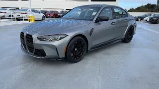 Tour the 2024 M3 Competition xDrive in Skyscraper Grey with Buckets | 4K