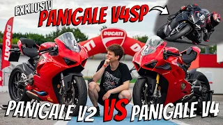 DUCATI PANIGALE V2 vs V4S | PANIGALE V4SP | Hockenheimring