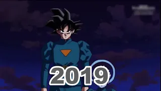 Goku Ultra Instinct evolution 2018-2021