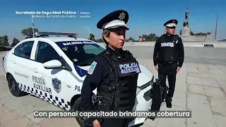 Policía Auxiliar del Estado de Puebla Servicios de Seguridad Patrimonial 2024.