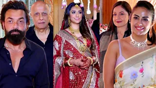 Vikram Bhatt's Daughter Krishna Bhatt And Vedant Sarda's Wedding Reception | Bobby,Pooja,Avika Gor