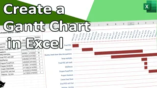 How to make a basic Gantt chart in Excel