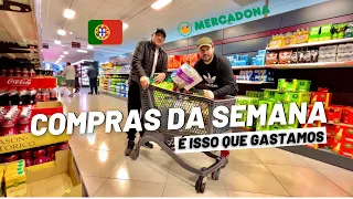 FAMÍLIA de quatro pessoas: gastos com supermercado em Portugal 2023