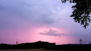 Blitzaktives GEWITTER mit teils hellen BLITZEN am 09.09.2021