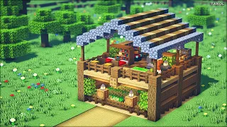 ⚒️Minecraft : How To Build a  Beginner-Friendly Survival House - 마인크래프트 건축 : 초보자도 쉽게 만드는 야생 집 만들기