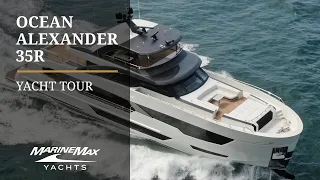 World Debut | Ocean Alexander 35R | Yacht Tour