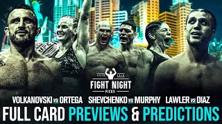 UFC 266: Volkanovski vs. Ortega Full Card Previews & Predictions