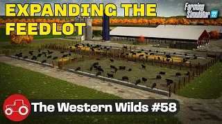 Expanding The Feedlot & Soybean Harvest The Western Wilds Farming Simulator 22 Timelapse Episode 58