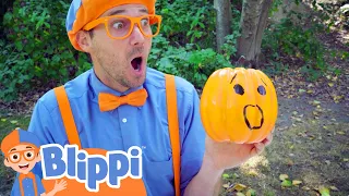 Blippi Visits the Pumpkin Park - Halloween! Learning Videos For Kids | Education Show For Toddlers