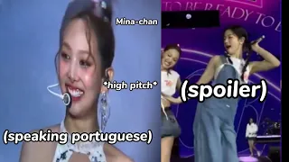 nayeon’s accent when speaking portuguese (ft. comeback spoiler)