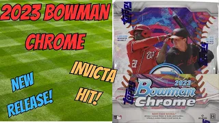 NEW RELEASE: 2023 Bowman Chrome Hobby Box!  Prospect Hunting! INVICTA HIT!