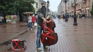 Арбат замолчал. Флэшмоб уличных музыкантов.