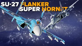 SU-27 Flanker VS F/A-18 Super Hornet | DCS World