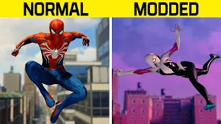 Marvel's Spider-Man PC - Vanilla Swinging VS Spider-Gwen Swinging | Gameplay Comparison