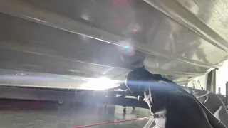 Aluminium boat weld repair